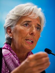 IWF-Chefin Lagarde erntet viel Widerspruch zu ihren Forderungen nach einer besseren Kapitalausstattung europäischer Banken.