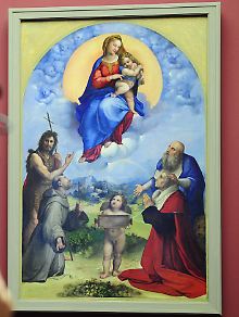 Raffael malte die "Madonna di Foligno" 1511/12 ...