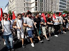 Studentenprotest in Athen.