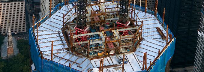 Ground Zero ist wieder lebendig: One World Trade Center wächst