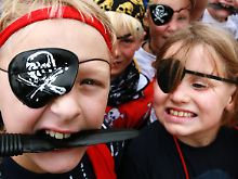Piraten gibt es heute in Dithmarschen nur noch auf Kinderfesten.