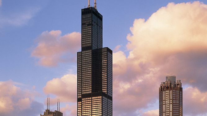 Aus Sears wird Willis Tower: Der höchste Wolkenkratzer der USA