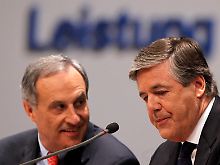 Leistung und Leidenschaft: Clemens Börsig (links) neben Josef Ackermann auf der Hauptversammlung im Mai.