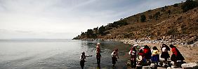 Das Massgrab liegt in der Nähe des Titicaca-Sees in Peru.
