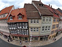 Sanierte Altstadthäuser im Zentrum von Bad Langensalza als ein Beispiel für alle deutschen Städte und Gemeinden: Die Kurstadt im thüringischen Unstrut-Hainich-Kreis bietet vor allem mittelständischen Betrieben eine Heimat.