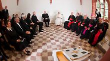 Saubere Trennung nach Konfessionen bei der Tagung im Augustinerkloster. 