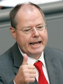 Bundesfinanzminister Steinbrück: Die Zeiten haben sich geändert!