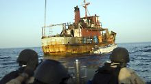 US-Navy bei der  Piraten-Bekämpfung vor Somalia.