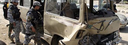 Die Pilger in diesem Bus in Bagdad hatten keine Chance.