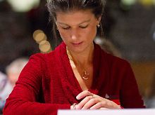 Viele Augen sind auf Sahra Wagenknecht gerichtet: Sie hat das Programm deutlich geprägt.