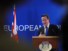 Der britische Premier muss einen Anti-EU-Antrag seiner eigenen Partei abwehren.