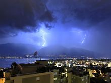 Gewitter über Locarno.