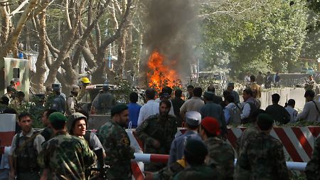 Vor dem Hauptquartier der ISAF explodierte eine Bombe.