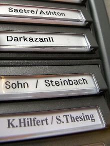 Eindeutige Nachnamen dürfen nicht als Vornamen gewählt werden.