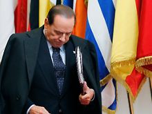 Regierungschef auf Abruf: Silvio Berlusconi. 