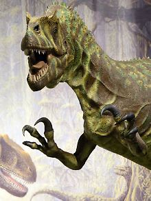 So ähnlich könnte der Dinosaurier ausgesehen haben.
