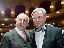 Moderator Alfred Biolek (l.) und Berlins Regierender Bürgermeister Klaus Wowereit.