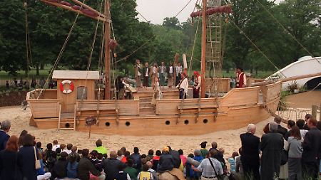"Peter Pan"-Aufführung im Diana Memorial Playground.