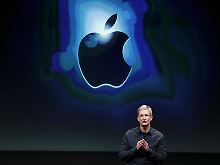 Tim Cook, hier bei der Präsentation des "iPhone 4S" Anfang Oktober.