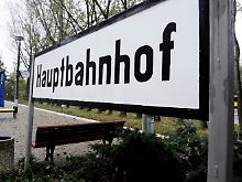 Der Hauptbahnhof der Parkeisenbahn Wuhlheide.