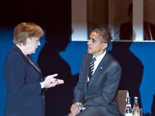 Bundeskanzlerin Angela Merkel und US-Präsident Barack Obama beim G20-Gipfel in Cannes.