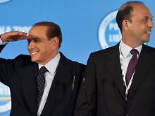 Seinem Generalsekretär Alfano bescheinigt Berlusconi glänzende Aussichten.