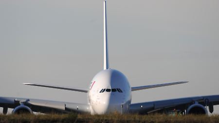 Air France fliegt auch den Riesen-Airbus A380.