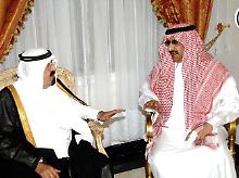 Glimpflich ausgegangen: König Abullah besuchte Prinz Mohammed und ermahnte ihn, künftig vorsichtiger zu sein.