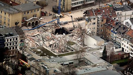 Durch den Einsturz wurden viele Anwohner vorübergehend obdachlos.