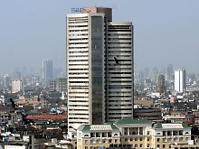 Blick auf das indische Finanzzentrum Mumbai.