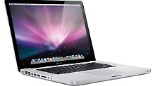 Apples MacBook Pro hat durch einen eingebauten DVD-Brenner die Nase vorn.