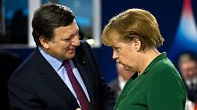 Die Politik wirbt um das Vertrauen der Kapitalmärkte. EU-Kommissionspräsident, Barroso um das von Kanzlerin Merkel.