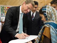Außenminister Westerwelle besuchte das Projekt im Juli 2011.