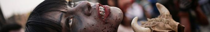 Blut, Schreie und Grimassen: Horror-Horden wollen den Rekord