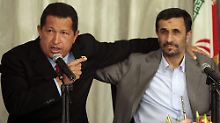 Zwei gute Freunde im Kampf gegen den Westen: Hugo Chavez und Mahmud Ahmadinedschad.
