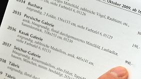Für nur 900 Euro fand sich der Teppich 2009 in einem Auktionskatalog.
