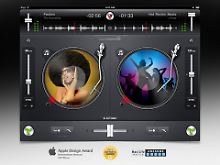 Die iPad-App dj hat eine schicke Oberfläche.