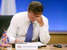 In Europa isoliert, zuhause gibt es auch Ärger: Die nächsten Wochen werden für Cameron nicht einfacher.