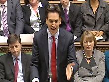 Miliband  sieht einen "schlechten Deal für Großbritannien".