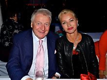 Egon "Bubi" Geerkens und seine Frau Edith auf dem Sommerfest des Bundespräsidenten im Schloss Bellevue am 1. Juli 2011.