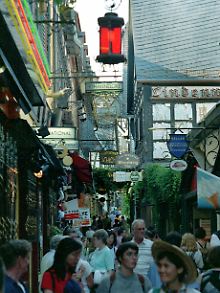 Die Drosselgasse in Rüdesheim.