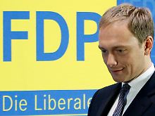 Mit den Abschiedsworten "Auf Wiedersehen" trit Christian Lindner als Generalsekretär der FDP zurück. 