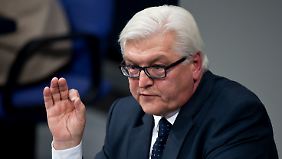 SPD-Fraktionsvorsitzender Frank-Walter Steinmeier ist für eine Erhöhung des Spitzensteuersatzes.