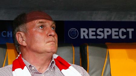 Uli Hoeneß kann auch nett sein - wenn er mag.