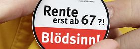 Wer nach 1964 geboren wurde, muss bis 67 arbeiten, für die Älteren gelten Übergangsregelungen.  