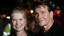 Swayze 2005 mit seiner Ehefrau Lisa Niemi.