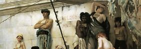 "Der Sklavenmarkt": Ein Gemälde aus dem 19. Jahrhundert von Gustave Boulanger.  