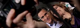 Mitt Romney beim Wahlkampf in Iowa.