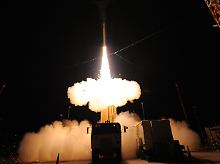 Test-Abschuss einer "THAAD"-Abfangrakete im Pazifik (PR-Foto).