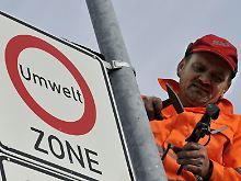 Die Umweltzone breitet sich 2012 in deutschen Städten aus.